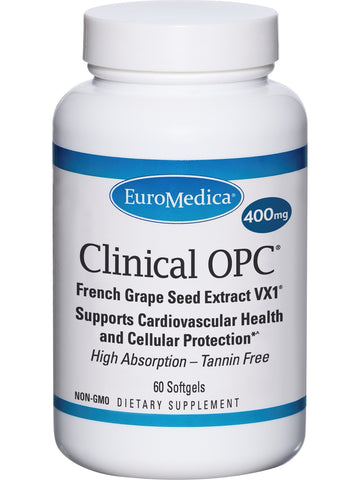 EuroMedica, Clinical OPC, 400 mg, 60 Softgels