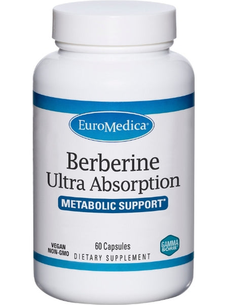 EuroMedica, Berberine Ultra Absorption, 60 Capsules