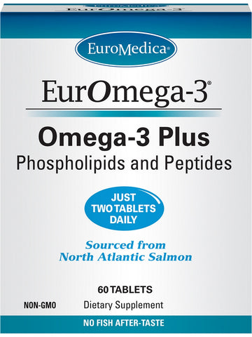 EuroMedica, EurOmega-3, 60 Tablets