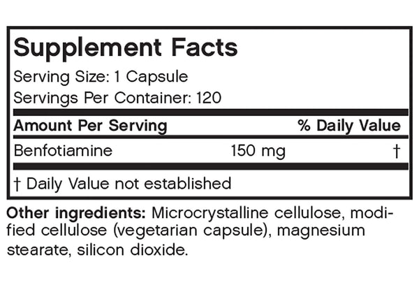 Futurebiotics, Benfotiamine, 150 mg, 120 Vegetarian Capsules