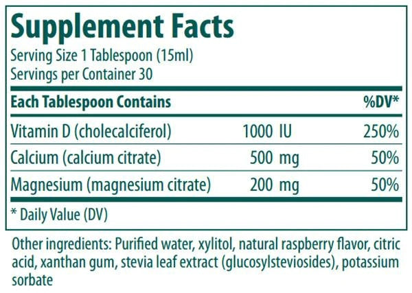 Genestra, Cal Mag Raspberry Liquid Dietary Supplement, 15.2 fl oz
