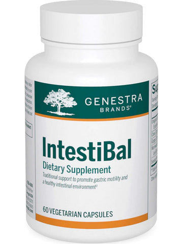 Genestra, IntestiBal Dietary Supplement, 60 Vegetarian Capsules