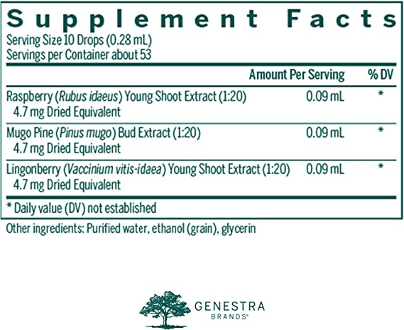 Genestra, PHYTO-GEN Meno-gen Dietary Supplement, 0.5 fl oz