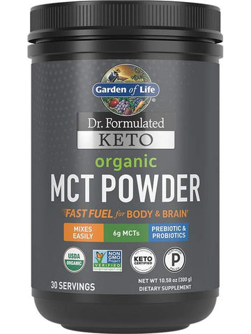 Garden of Life, Dr. Formulated, Keto, Organic MCT Powder, 10.58 oz