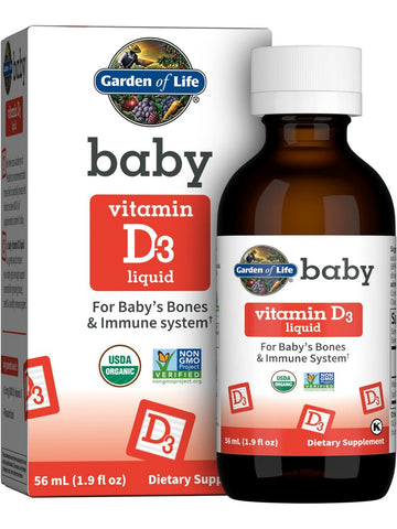 Garden of Life, Baby Vitamin D3, 1.9 oz