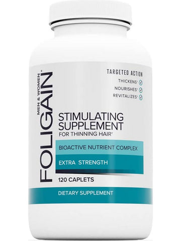 FOLIGAIN, Stimulating Supplement for Thinning Hair, 120 Caplets