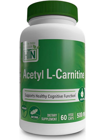 Health Thru Nutrition, Acetyl L-Carnitine 500 mg, 60 VegeCaps