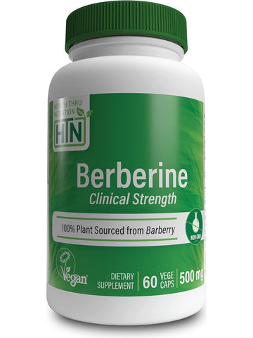 Health Thru Nutrition, Berberine 500 mg, 60 VegeCaps