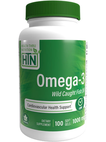 Health Thru Nutrition, Omega-3 1000 mg, 100 Softgels