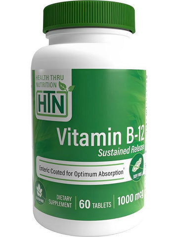 Health Thru Nutrition, Vitamin B12 1,000mcg, 60 Tablets