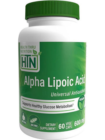 Health Thru Nutrition, Alpha Lipoic Acid 600 mg, 60 VegeCaps