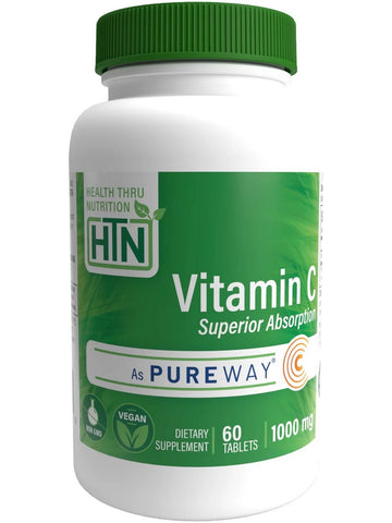 Health Thru Nutrition, Vitamin C 1000mg PureWay-C, 60 Tablets