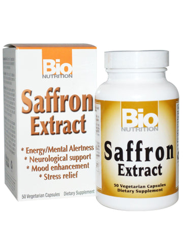 Bio Nutrition, Standardized Saffron Extract, 50 vegicaps