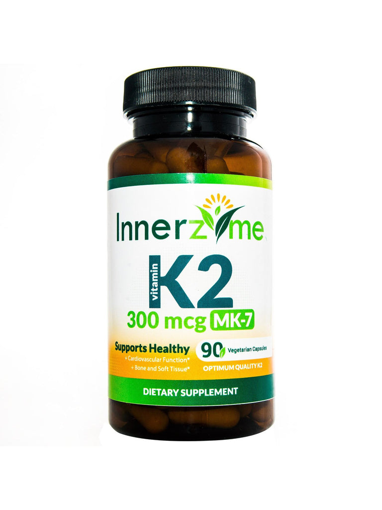 Innerzyme, Vitamin K2 MK-7 300 MCG, 90 vegicaps