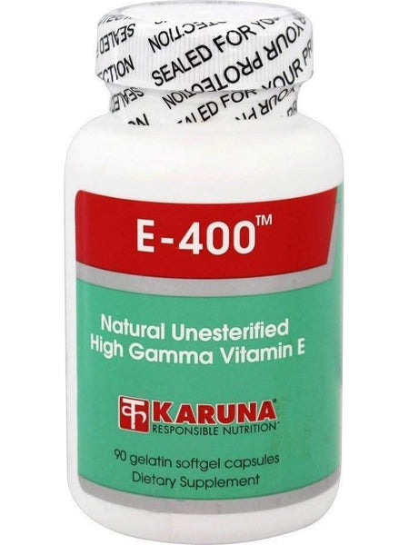 Karuna, E-400, 90 Gelatin Softgel Capsules