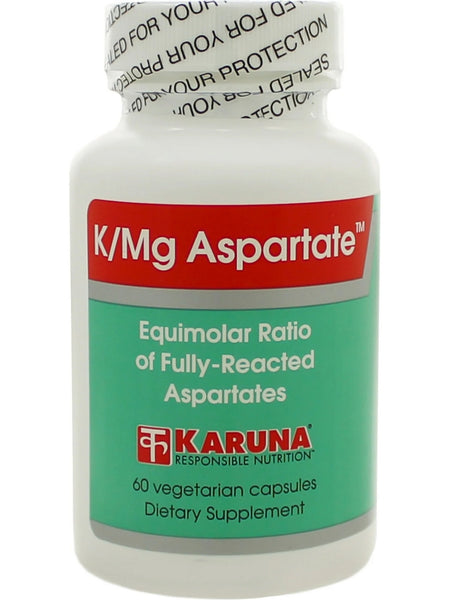Karuna, K/Mg Aspartate, 60 Vegetarian Capsules
