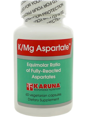 Karuna, K/Mg Aspartate, 60 Vegetarian Capsules
