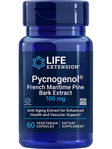 Life Extension, Pycnogenol®, French Maritime Pine Bark Extract, 100 mg, 60 vegetarian capsules