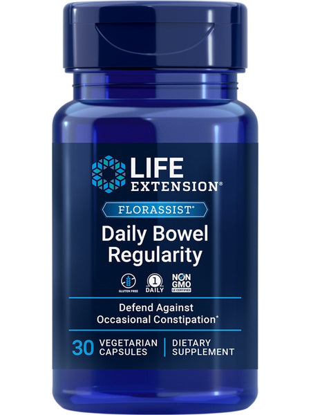 Life Extension, FLORASSIST® Daily Bowel Regularity, 30 vegetarian capsules