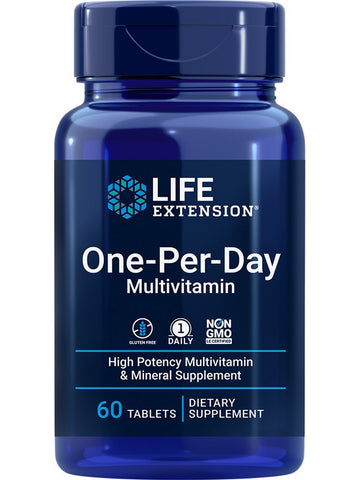 Life Extension, One-Per-Day Multivitamin, 60 tablets