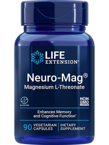 Life Extension, Neuro-Mag® Magnesium L-Threonate, 90 vegetarian capsules