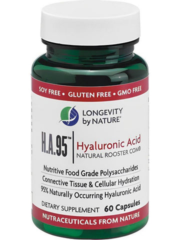 Longevity by Nature, H.A.95 Hyaluronic Acid, 60 Capsules