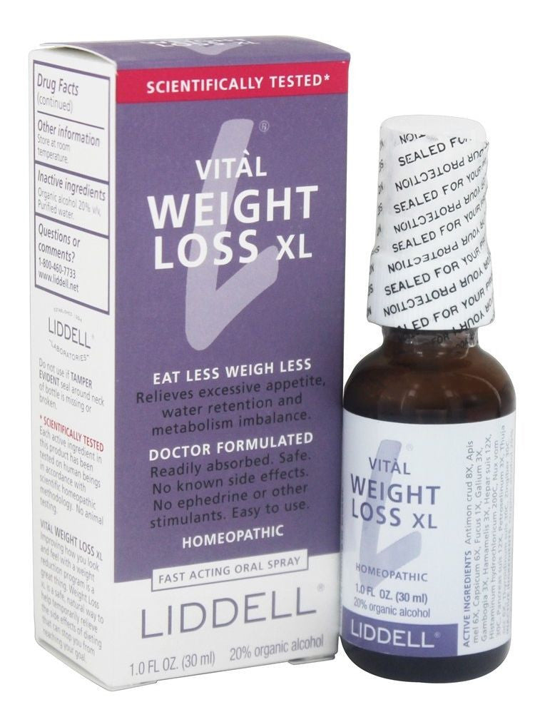 Liddell Homeopathic, Vital Weight Loss XL, 1 oz