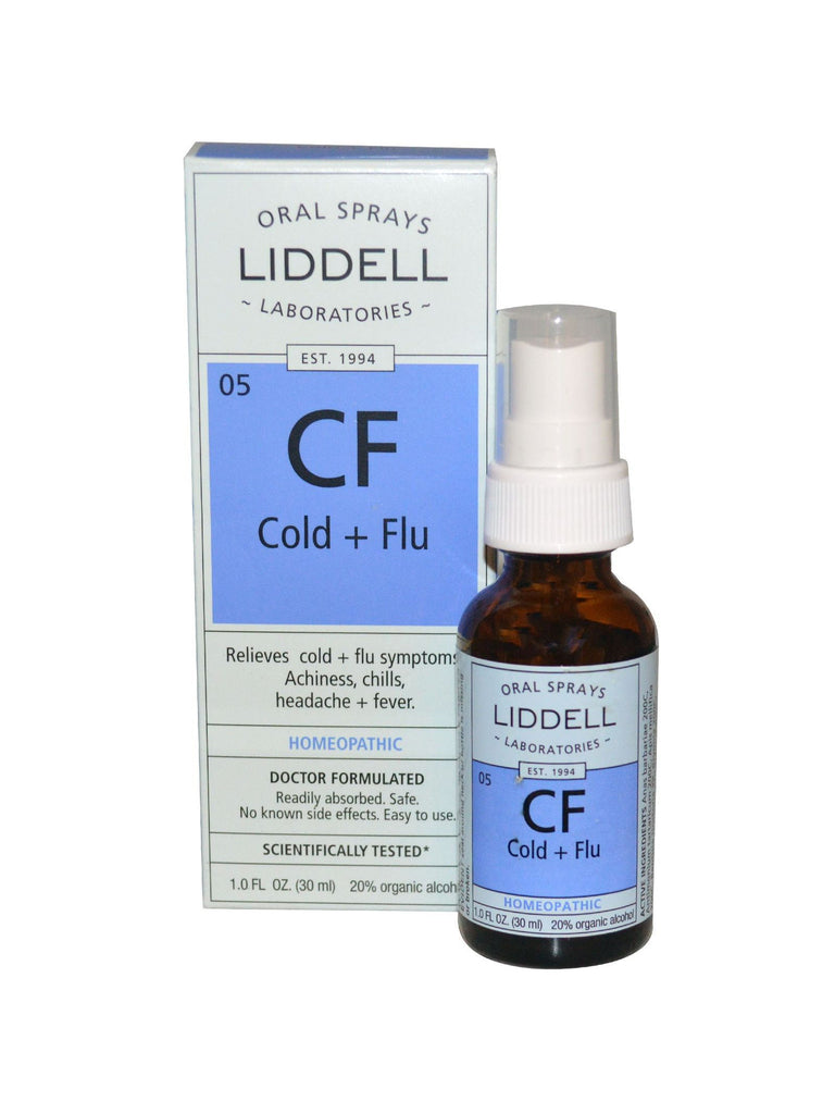 Liddell Homeopathic, Cold & Flu Spray, 1 oz