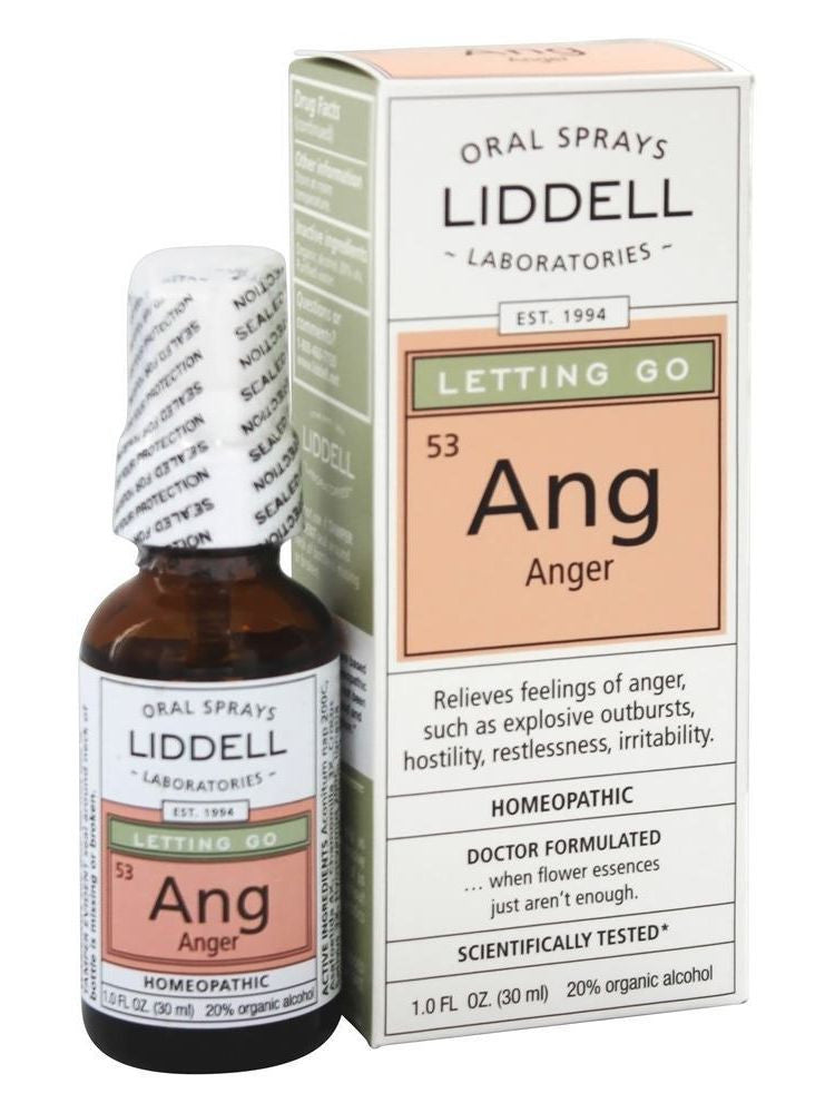 Liddell Homeopathic, Letting Go-Anger, 1 oz