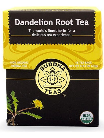 ** 12 PACK ** Buddha Teas, Dandelion Root Tea, 18 Tea Bags