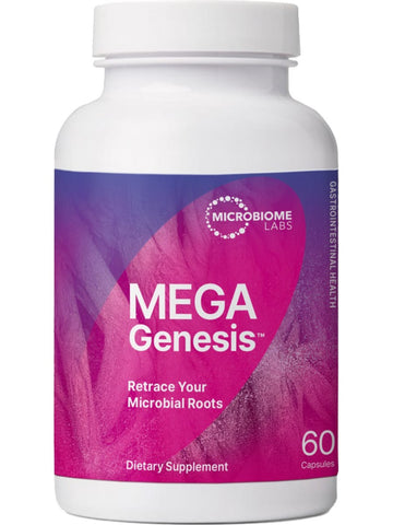 Microbiome Labs, Mega Genesis, 60 Capsules