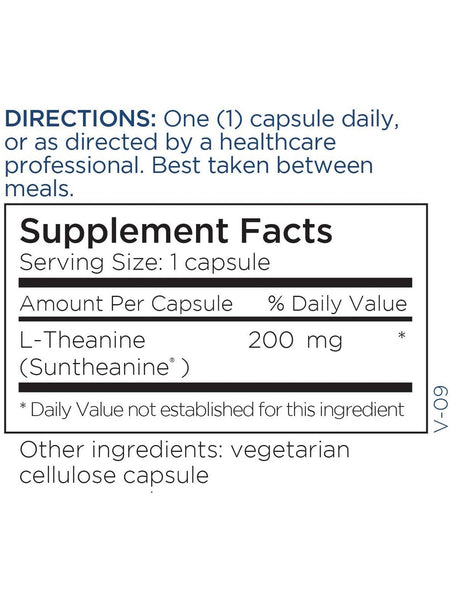 Metabolic Maintenance, L-Theanine 200 mg, 120 capsules