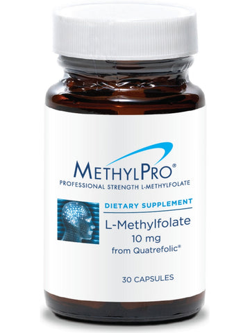 MethylPro, L-Methylfolate, 10 mg from Quatrefolic, 30 Capsules