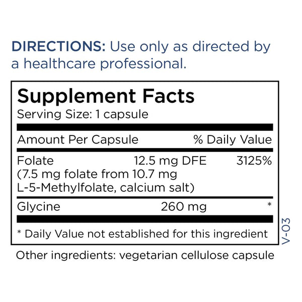 MethylPro, L-Methylfolate, 7.5 mg, 90 Capsules