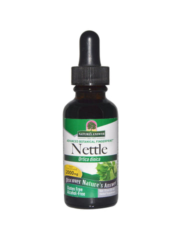 Nettles Alcohol Free Extract, 1 oz, Nature's Answer
