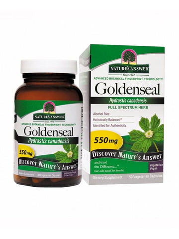 Goldenseal Root, 50 vegicaps, Nature's Answer