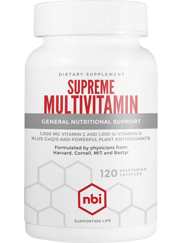 NBI, Supreme Multivitamin, 120 Vegetarian Capsules