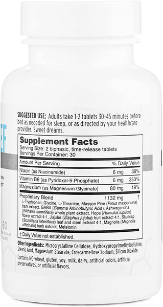 NBI, Sleep Relief, 60 Time-Release Tablets