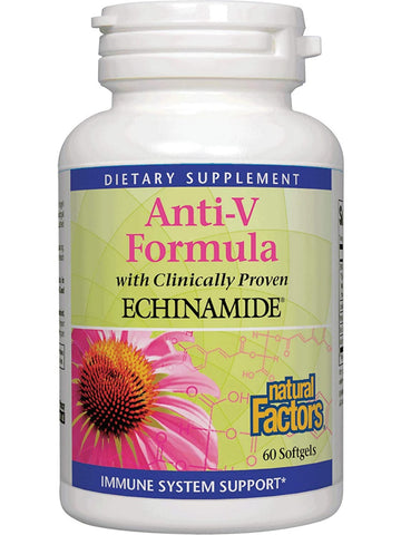 Natural Factors, Anti-V Formula with clinically proven ECHINAMIDE®, 60 Softgels