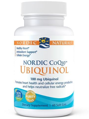 Nordic Naturals, Nordic® CoQ10 Ubiquinol, 60 Soft Gels