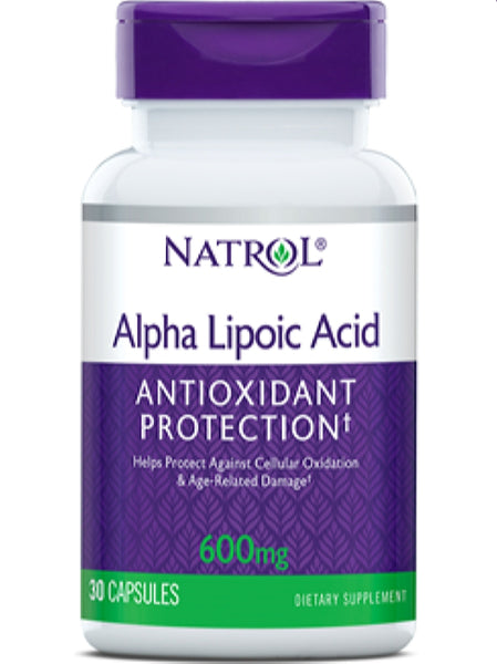 Natrol, Alpha Lipoic Acid, 600mg, 30 ct