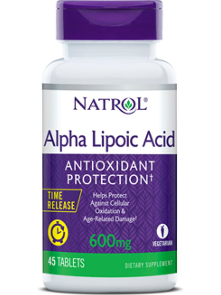 Natrol, Alpha Lipoic Acid TR, 600mg, 45 ct