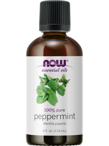 NOW Foods, Peppermint Oil, 100% Pure, 4 fl oz