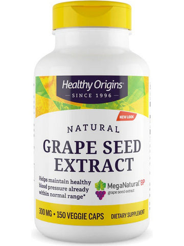Healthy Origins, Natural Grape Seed Extract, 300 mg, 150 Veggie Caps