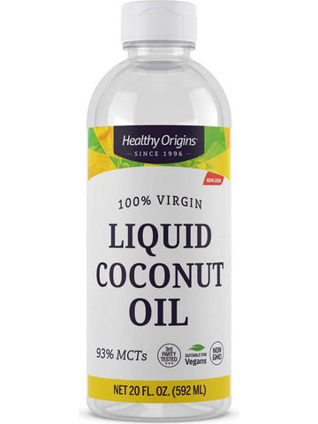 Healthy Origins, Liquid Coconut Oil, 20 fl oz