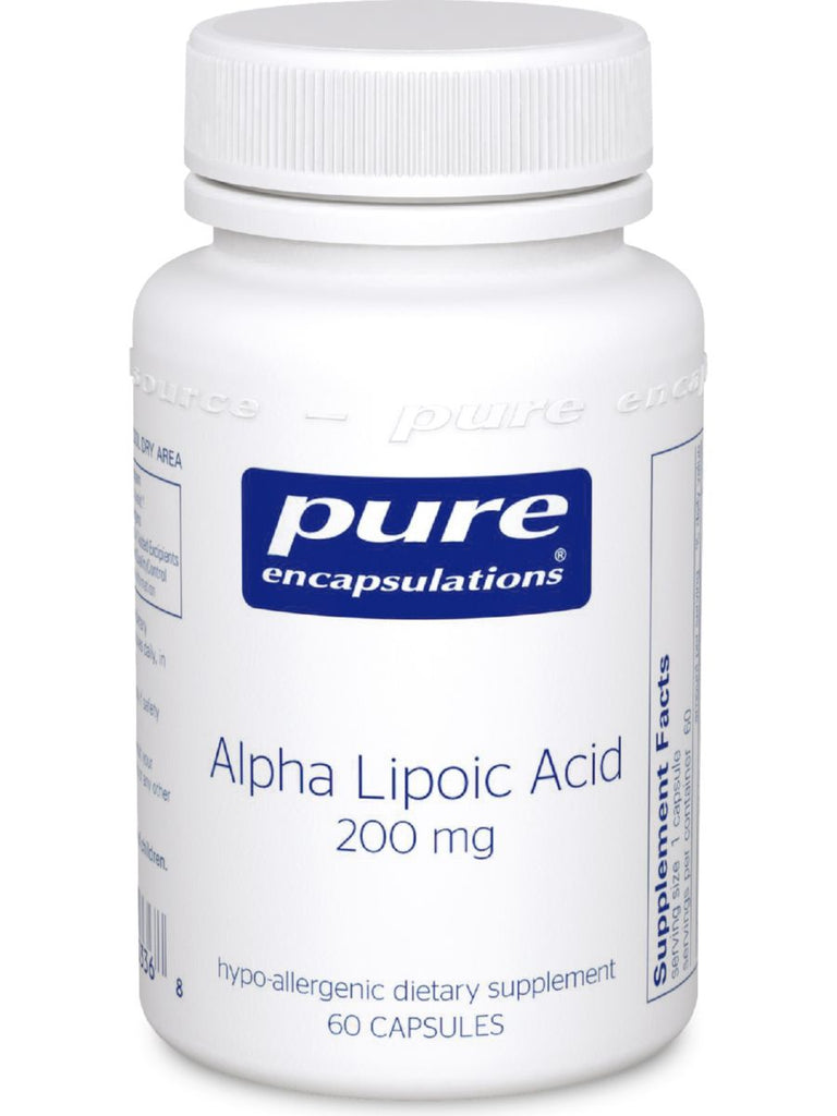 Pure Encapsulations, Alpha Lipoic Acid, 200 mg, 60 vcaps