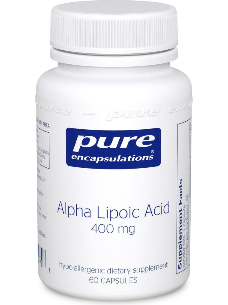 Pure Encapsulations, Alpha Lipoic Acid, 400 mg, 60 vcaps