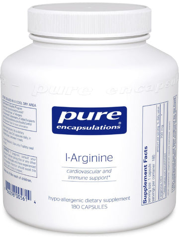 Pure Encapsulations, L-Arginine, 700 mg, 180 vcaps