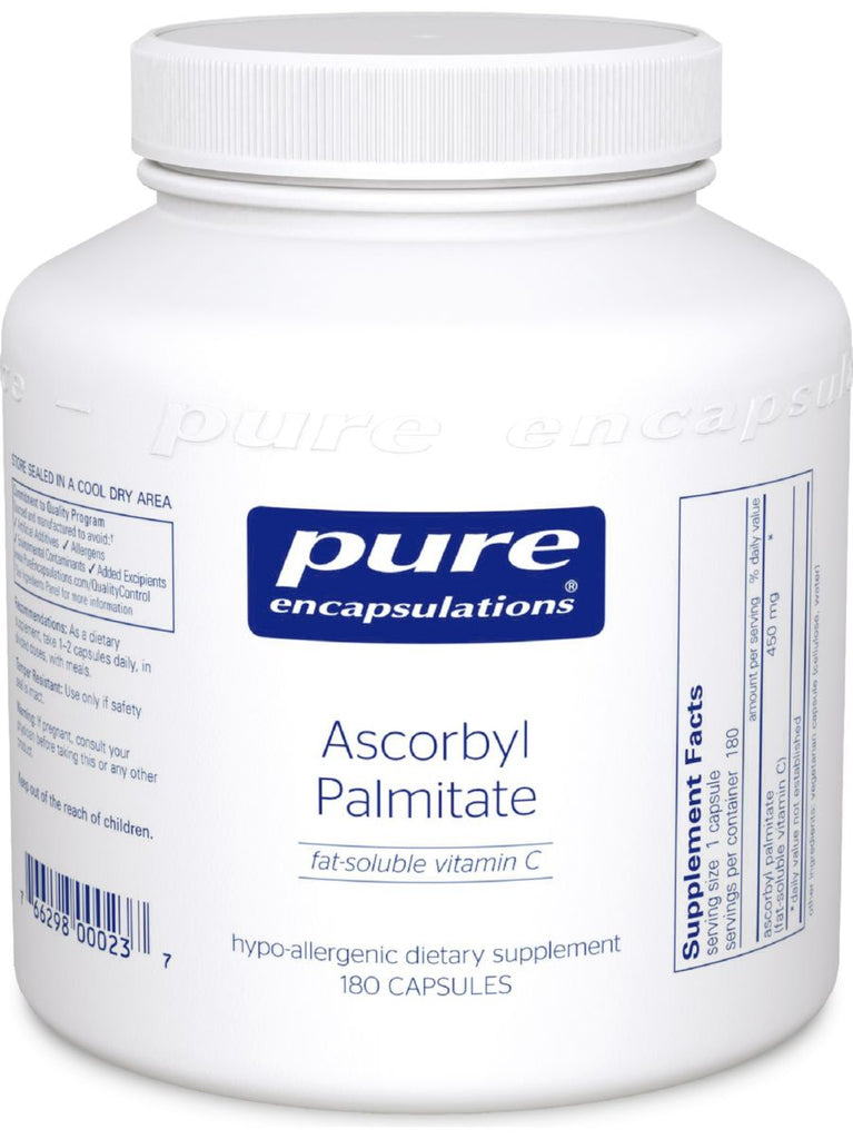 Pure Encapsulations, Ascorbyl Palmitate, 450 mg, 180 vegcap