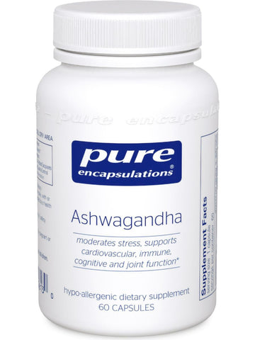Pure Encapsulations, Ashwagandha, 500 mg, 60 vcaps
